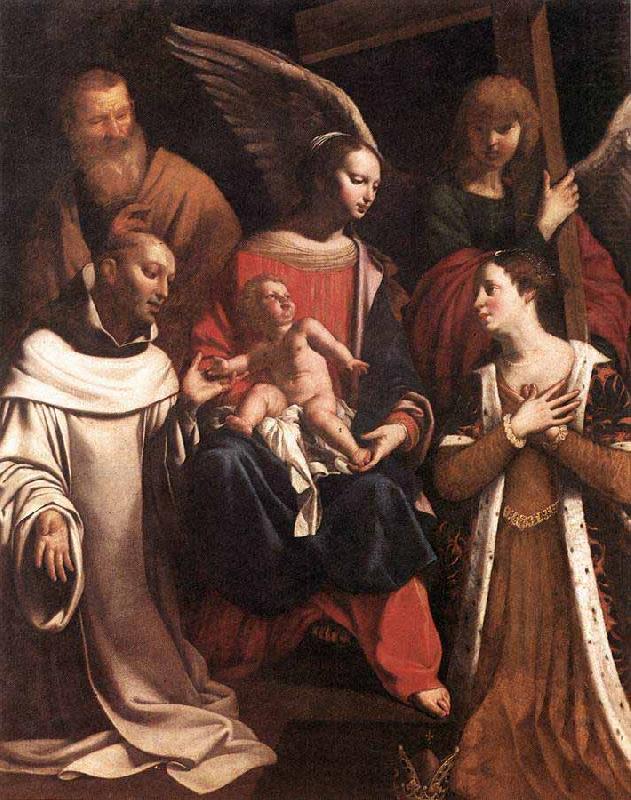 Holy Family with St Bruno and St Helena, Francois Gerard